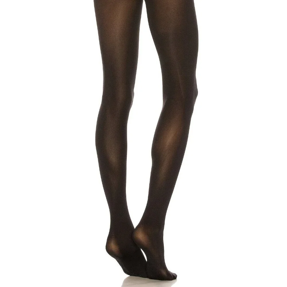 Wolford Velvet de Luxe 66 Comfort Tights in Black XSmall New Womens Nylons Panty